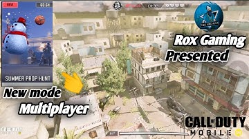 TRY THE NEW MULTIPLAYER MODE "SUMMER PROP HUNT" IN CRASH MAP Ep. - 02  | CALL OF DUTY MOBILE |