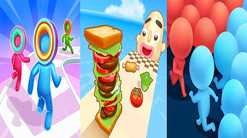 Sandwich Runner 🆚 Count Master 🆚 Layer Man