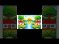 Easy Sunset Scenery Drawing with Two Houses & Calm River #shortsviral #shorts #easyhouse #drawing