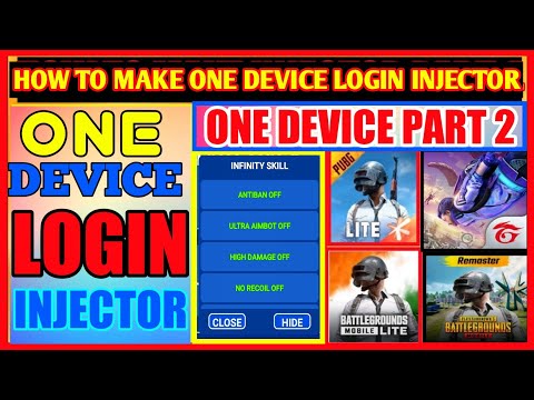 How to make one device login injector | One device injector #onedevicelogin #part2