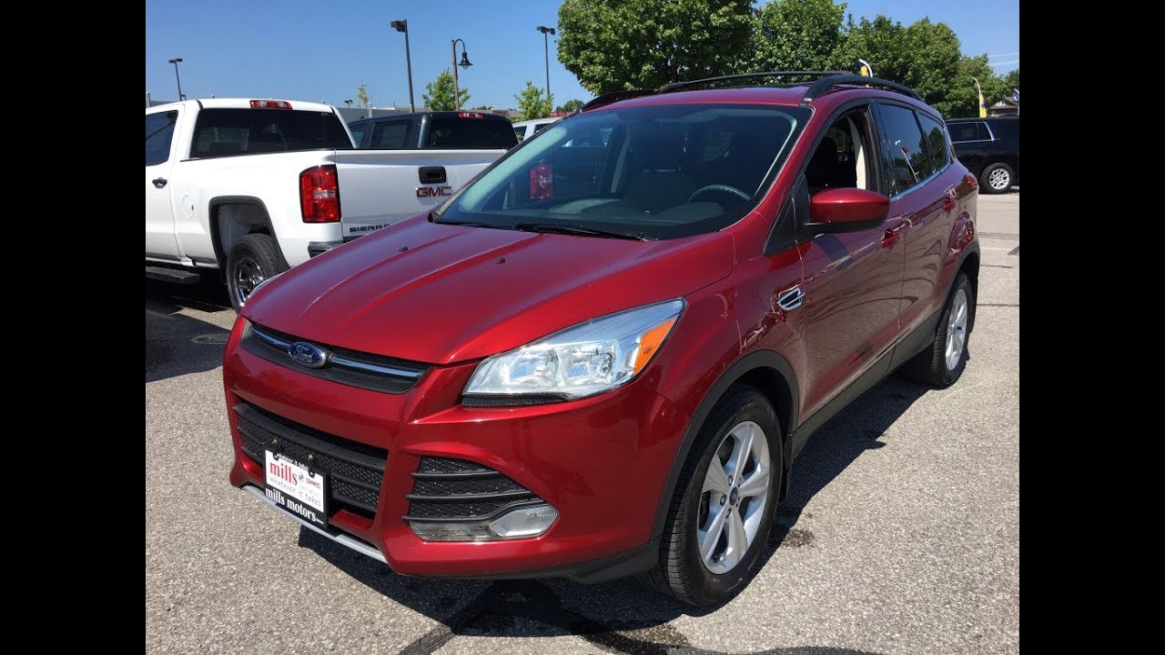 Pre Owned 2013 Ford Escape 4wd Se 1 6l Turbocharged Ruby Red