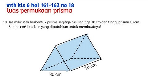 luas permukaan prisma (segitiga sama sisi)