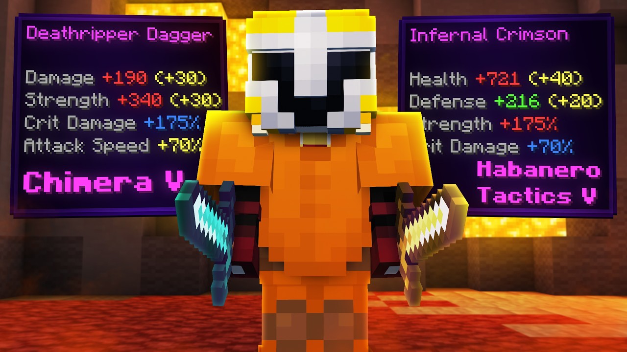 I spent BILLIONS on MAXED Blaze Gear I Hypixel Skyblock