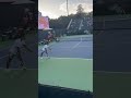 Mitchell Krueger’s down-the-line flies wide ➡️ #tennis #atp #backhand #shorts