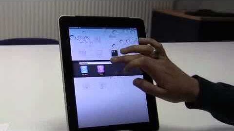 Apple iPad iOS 4.2 video demo