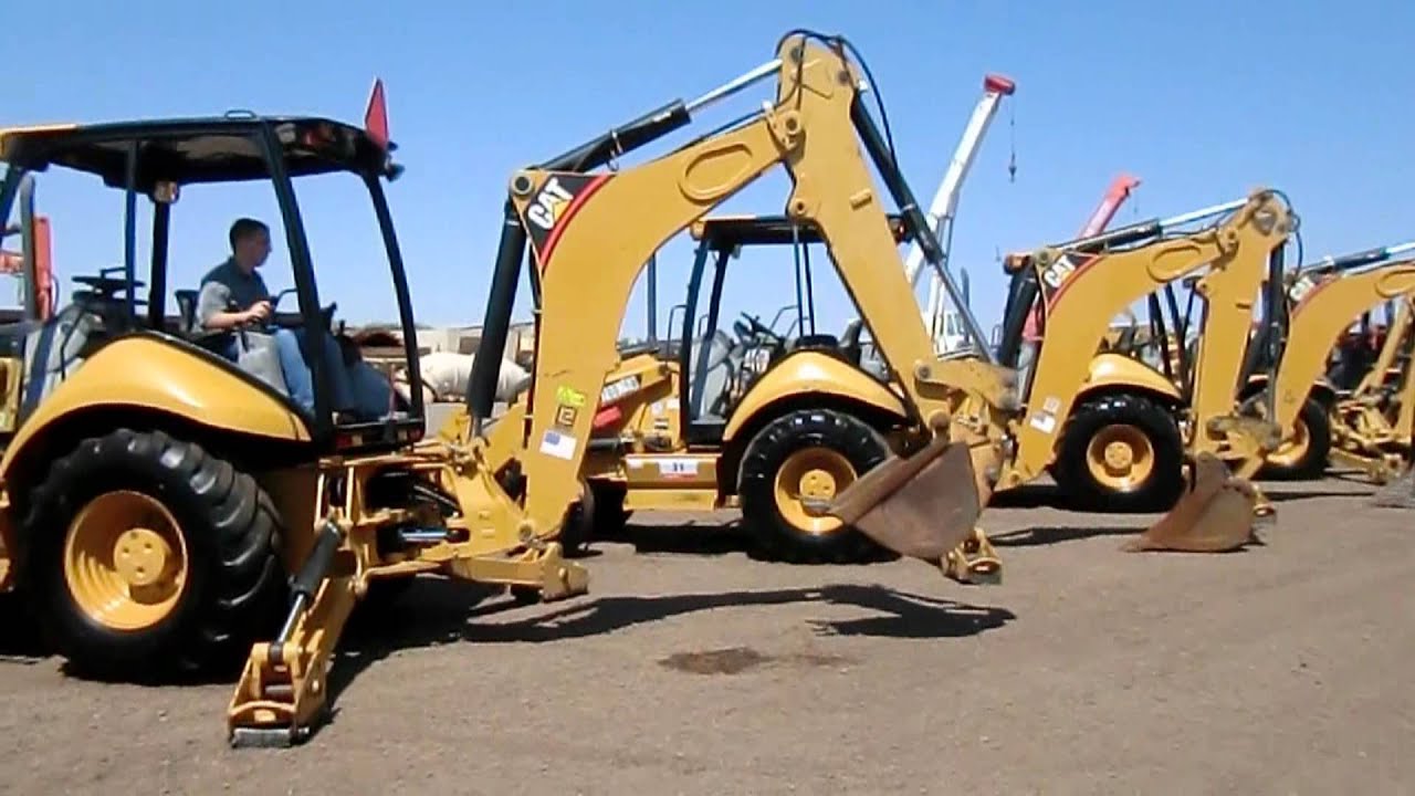 Testing a CAT 420E Loader Backhoe - YouTube