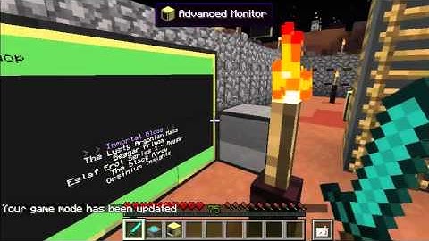 MineCraft / ComputerCraft PrintShop