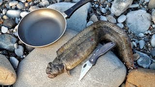 *GRAPHIC* Catch and Cook this UGLY Eel....?