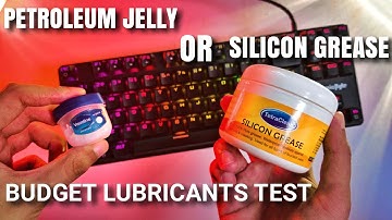 CosmicByte Firefly Mods - Silencing The Keys (Part III) | Vaseline vs Silicon Grease Comparison