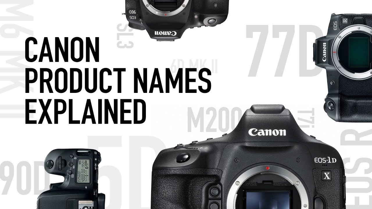 Canon Camera Names Explained (Late 2019) - YouTube