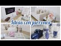 DECORACIONES CON JARRONES 🌷 DIY JARRONES, LAMPARA EN BOTELLA # SAVVYSANDY