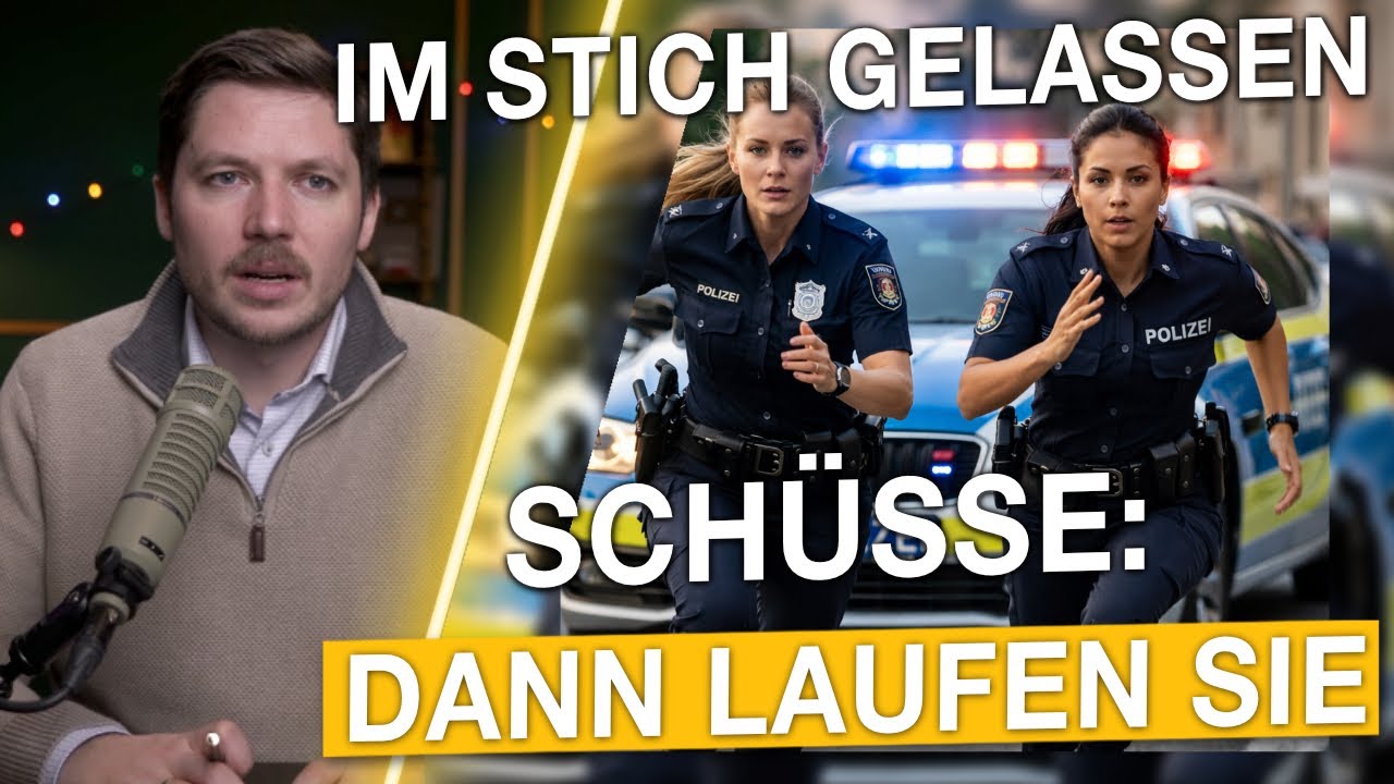 Zwei Polizistinnen FLIEHEN bei Schießerei! Angeschossener Kollege zurückgelassen - Mildes Urteil?