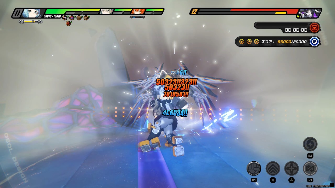 【ゼンゼロ】危局強襲戦 ver2.6_第1期 原初 vs オボルス小隊 feat.千夏 65000pt