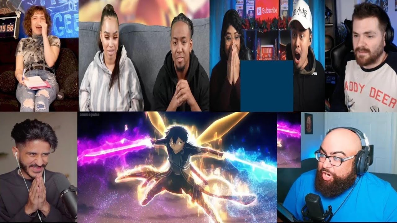 "EPIC!" | SWORD ART ONLINE EPISODE 4X20 REACTION MASHUP!!