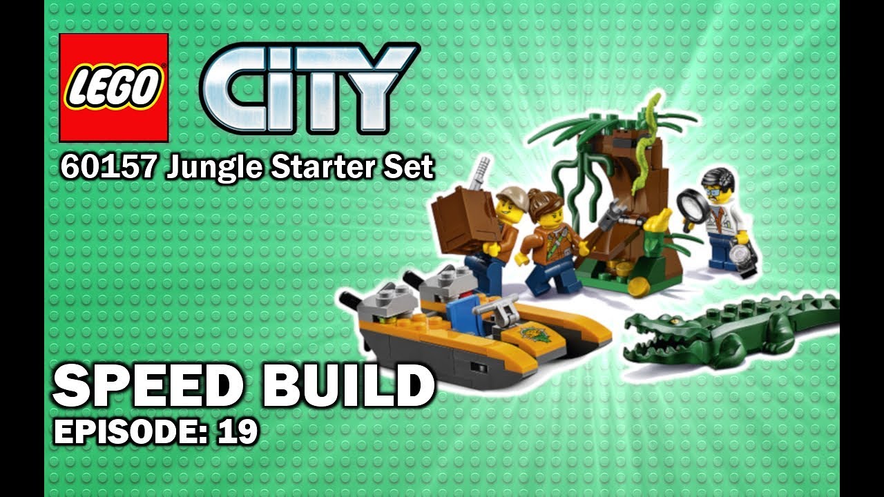 Lego City Jungle 60157 Jungle Starter Set Speed Build 19 Youtube