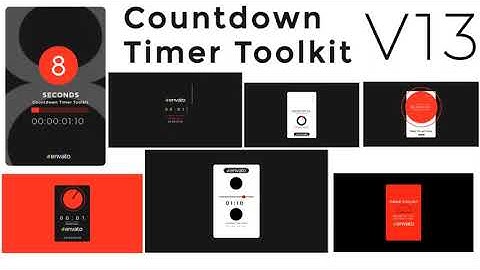 Countdown Timer Toolkit V13 | After Effects Template