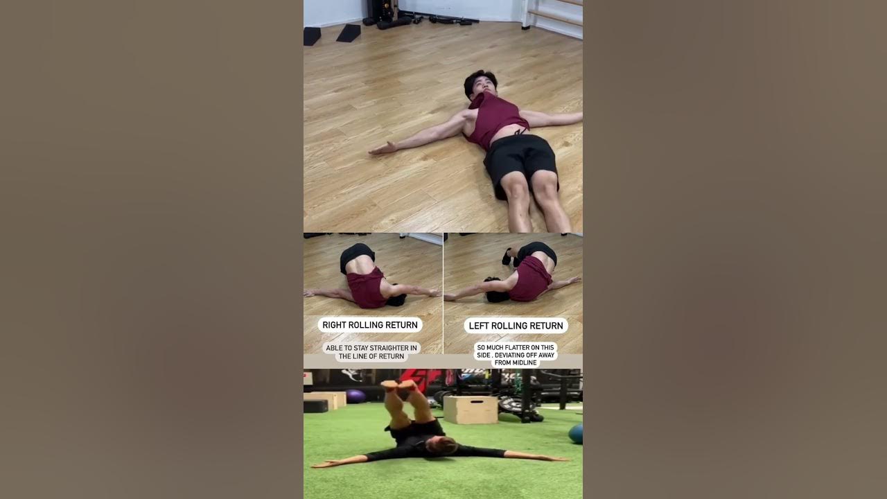 Supine to Prone to Supine Roll left vs right YouTube
