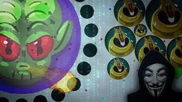 Blob.io - ULTIMATE HACK POPSPLITS DEFEATING A IMMORTAL HACKER IN BLOBIO??!! (Agar.io)