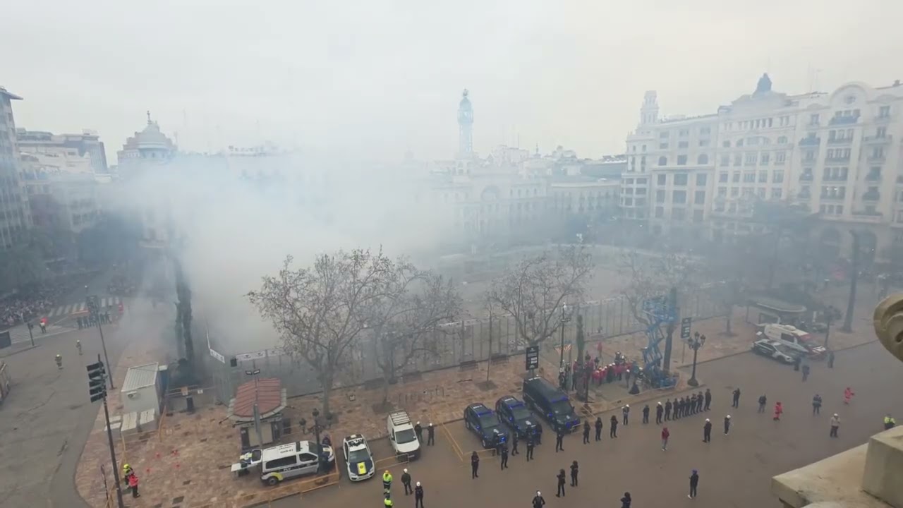 💥 Mascletà 3 marzo 2026 nella piazza del Municipio di Valencia a cura di Pirotecnia Alto Palancia.