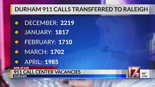 911 call center vacancies in Durham