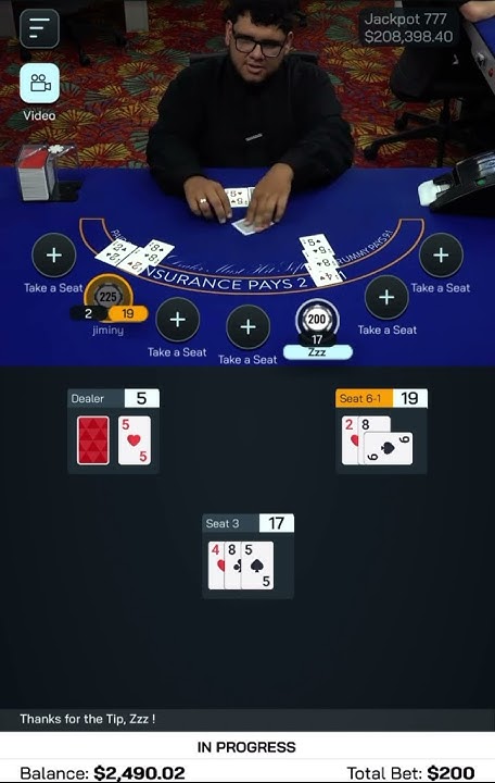 How Much To Tip Blackjack Dealer How much would you tip your dealer ? 💰 #casino #blackjack #dealer #21 #