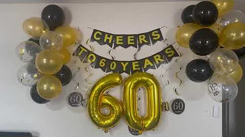 Ouddy Life 60th Birthday Decorations for Men Women Review