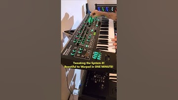 Roland System-8 less than a minute tweaking!
