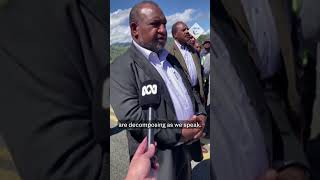 Papua New Guinea PM visits landslide province and mourners