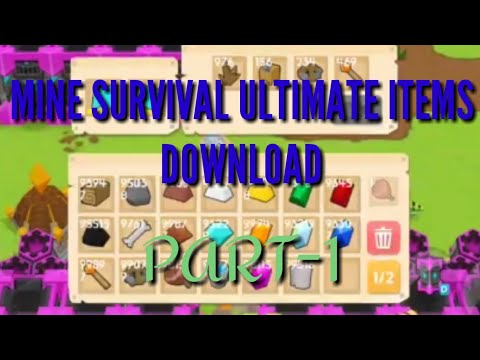 Come hackerare / miniera di sopravvivenza / mod apk / 1 File / elementi max e cibo