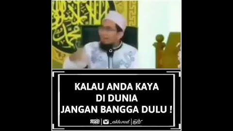 Jangan Bangga Dulu | Ustadz Adi Hidayat