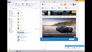 How to use the snap screen function in Windows 8.1
