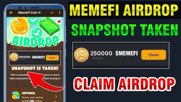MemeFi Airdrop Snapshot Taken | WHAT NEXT ?
