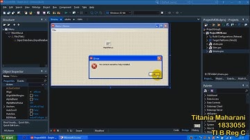 Tugas embarcadero Delphi | Titaniamaharani 1833055