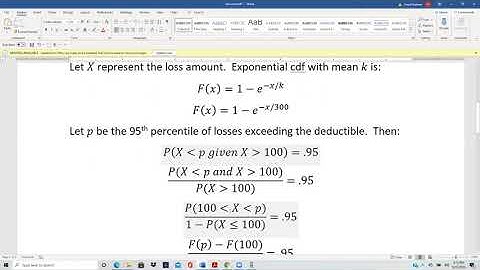 Actuarial SOA Exam P Sample Question 63 (once 70) Solution