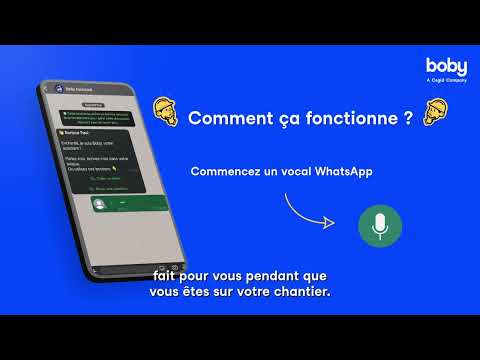 INNOVATION - Faites vos devis directement depuis WhatsApp ! - video from Boby