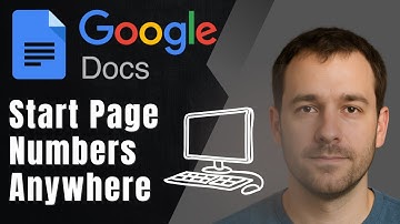 Comment numéroter des pages dans Google Docs à partir d