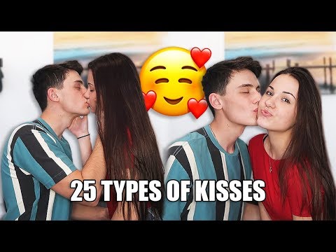 25 TYPES OF KISSES!!