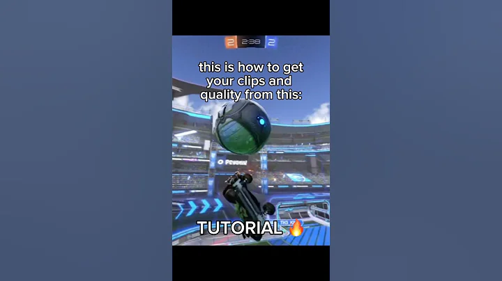 HIGH QUALITY CLIPS TUTORIAL #capcut #rocketleague #shorts