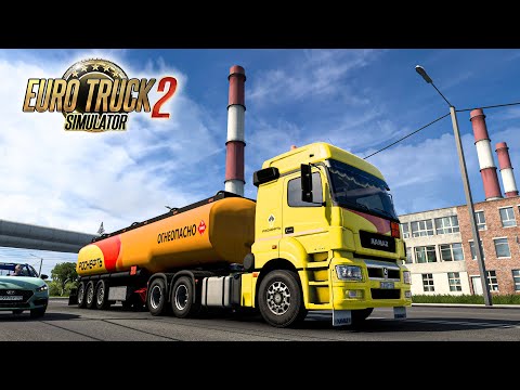 Видео: РАБОТАЮ ВОДИТЕЛЕМ БЕНЗОВОЗА! ЕДУ В ГОРОД КИРОВ! НОВАЯ КАРТА! EURO TRUCK SIMULATOR 2