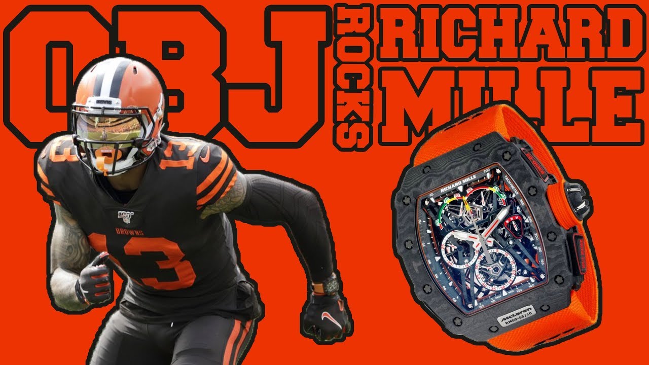 Odell Beckham Jr. plays in Richard Mille watch - YouTube