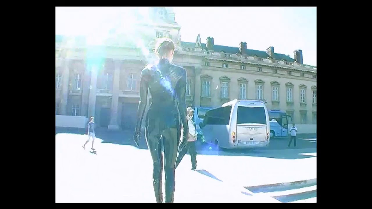 Wearing latex in public!