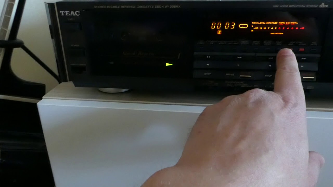 TEAC W-995RX - YouTube