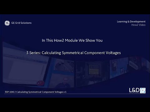 3SP 1041 l Calculating Symmetrical Component Voltages v2