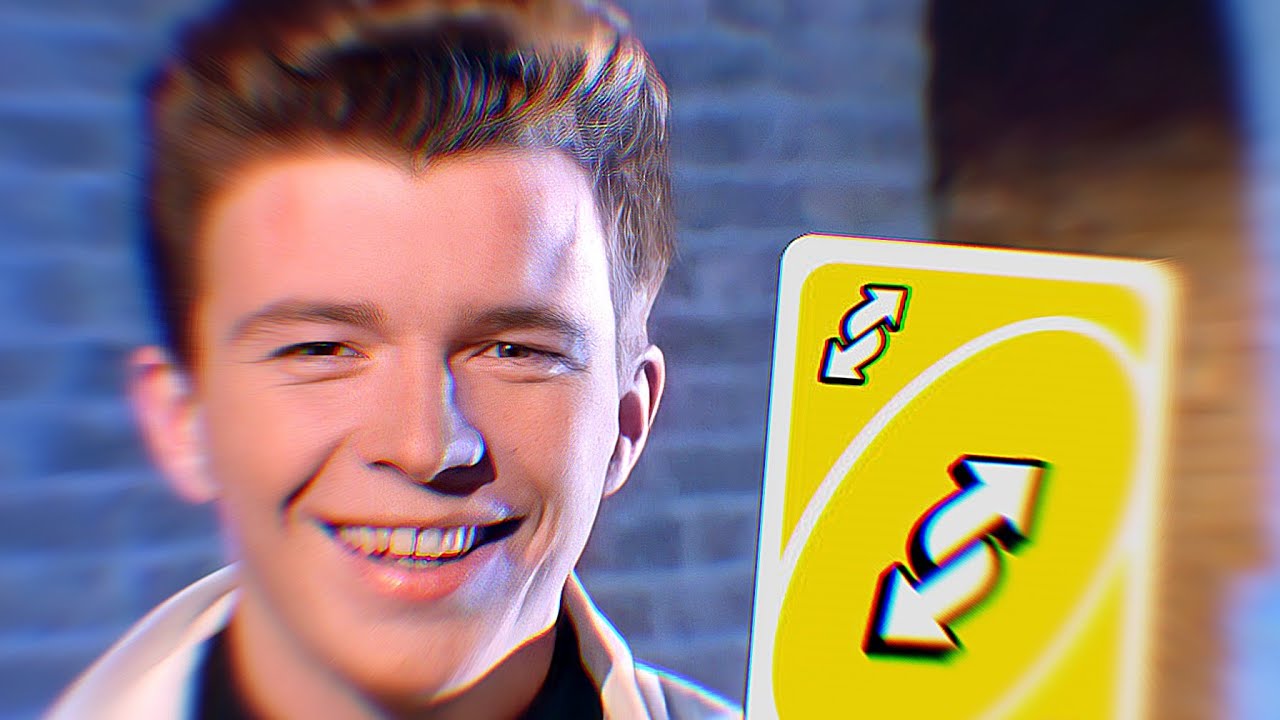 Never Gonna Give You Up but reversed in chronological order with lyrics