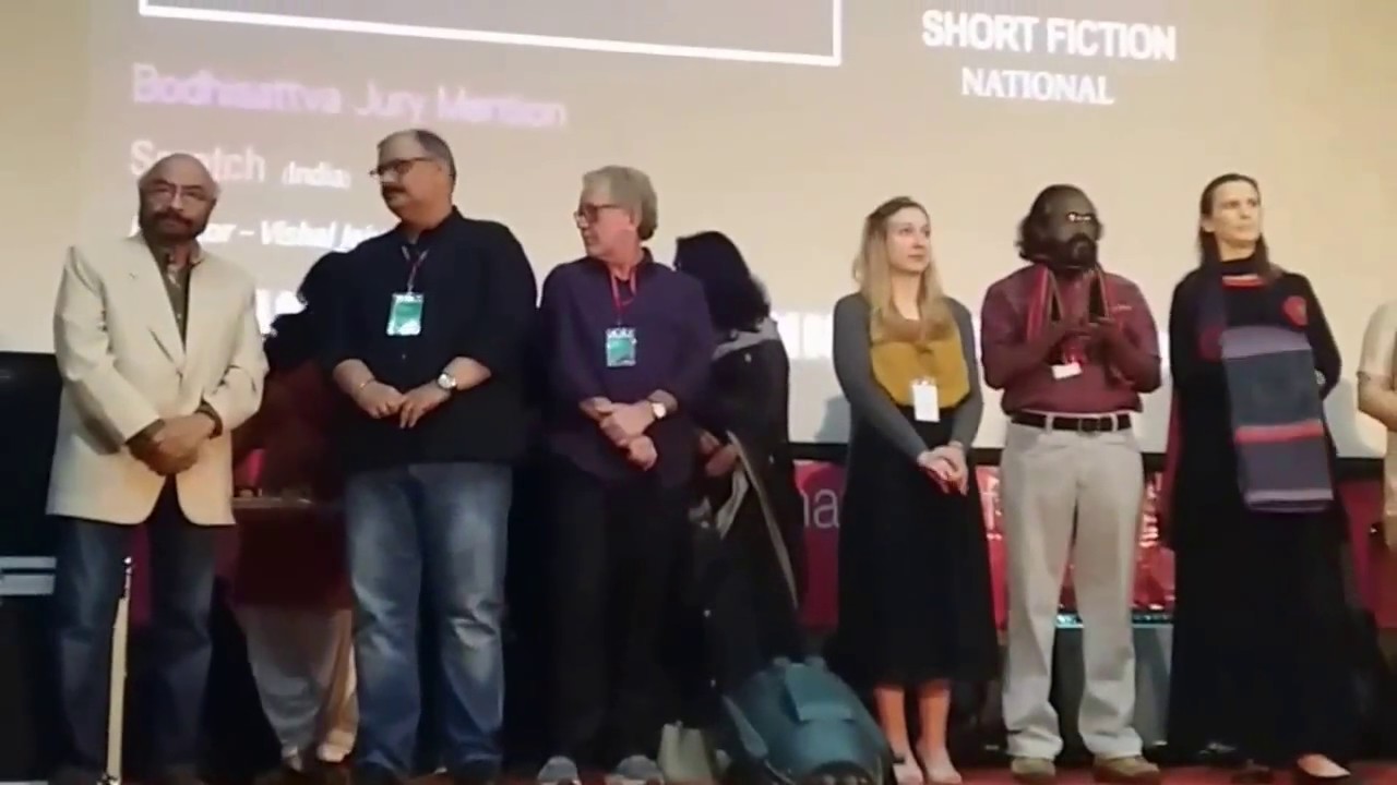 "Scratch" Marathi movie, Bodhisattva Jury Mention Award, Director :Vishal Jejurkar 