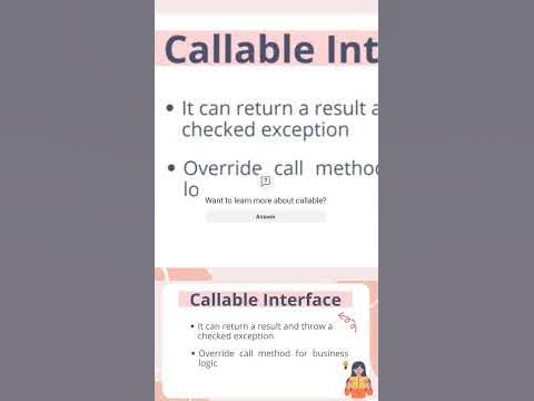 What is Callable and how to use it? #java #shorts #coding - YouTube