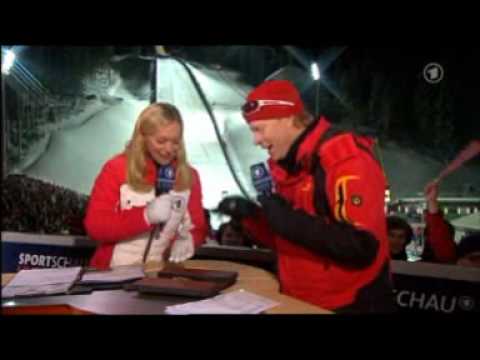 ARD: Siegerpreis beim FIS-Team-Tour Skispringen in...