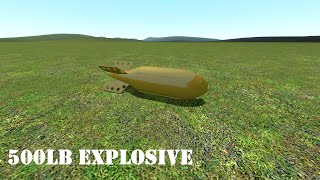 HBOMBS Showcase, 500lb Explosive - GMOD HBOMBS Showcase, 500lb Explosive - GMOD