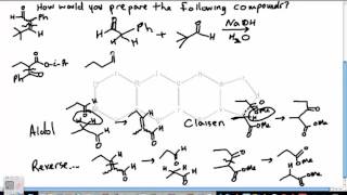 Synthesis Problems Involving Aldol and Claisen Reactions Part 2
