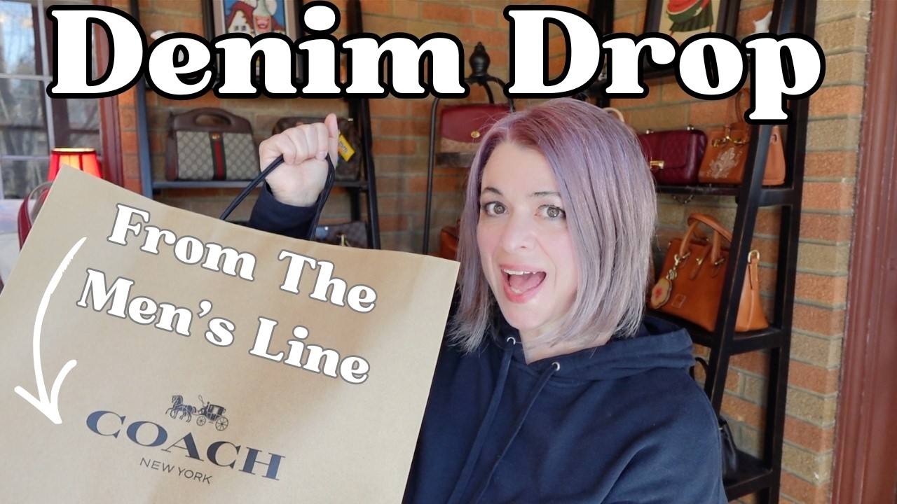 Недооцененные джинсовые сумки из коллекции Lovely Denim! #coach